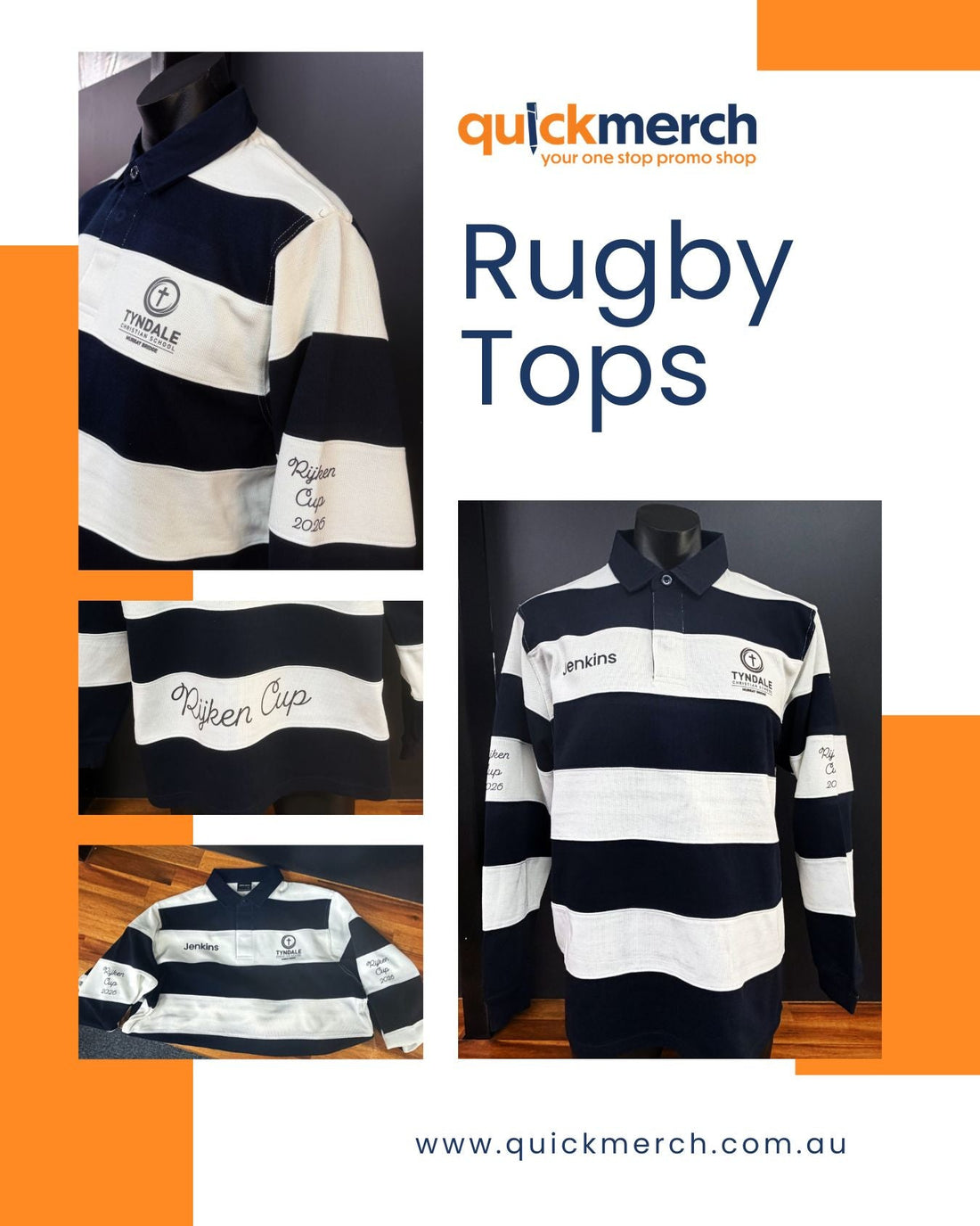 From Design to Delivery: How QuickMerch Delivered Tyndale Christian School’s Rugby Tops Right on Time