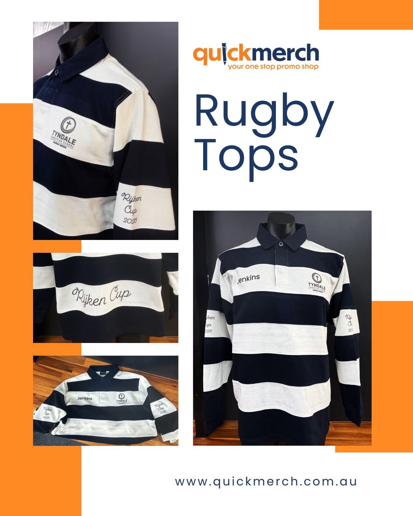 From Design to Delivery: How QuickMerch Delivered Tyndale Christian School’s Rugby Tops Right on Time
