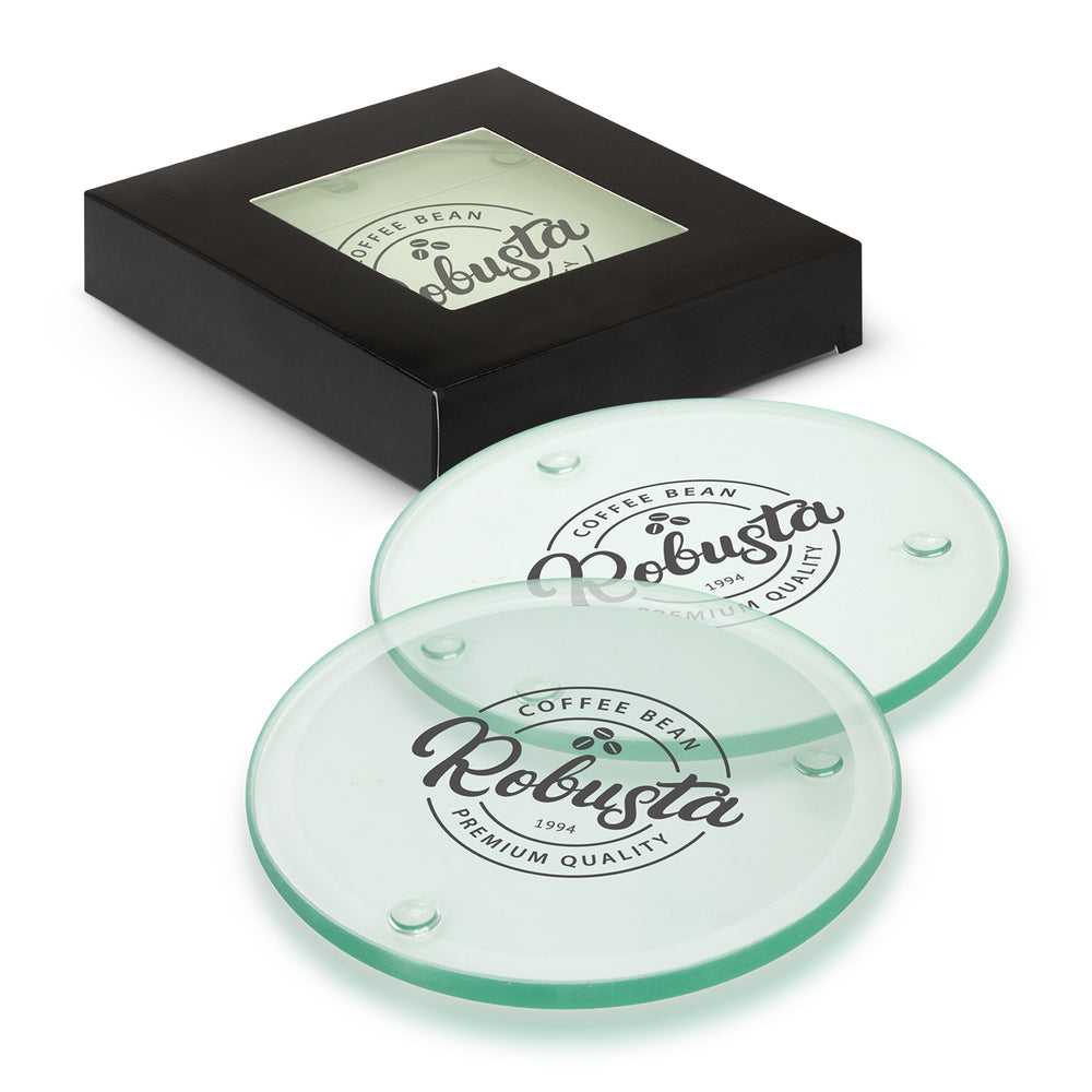 Venice Glass Coaster - Set of 4 - Round