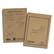 BRANDCRAFT Cargo Ship Wooden Model