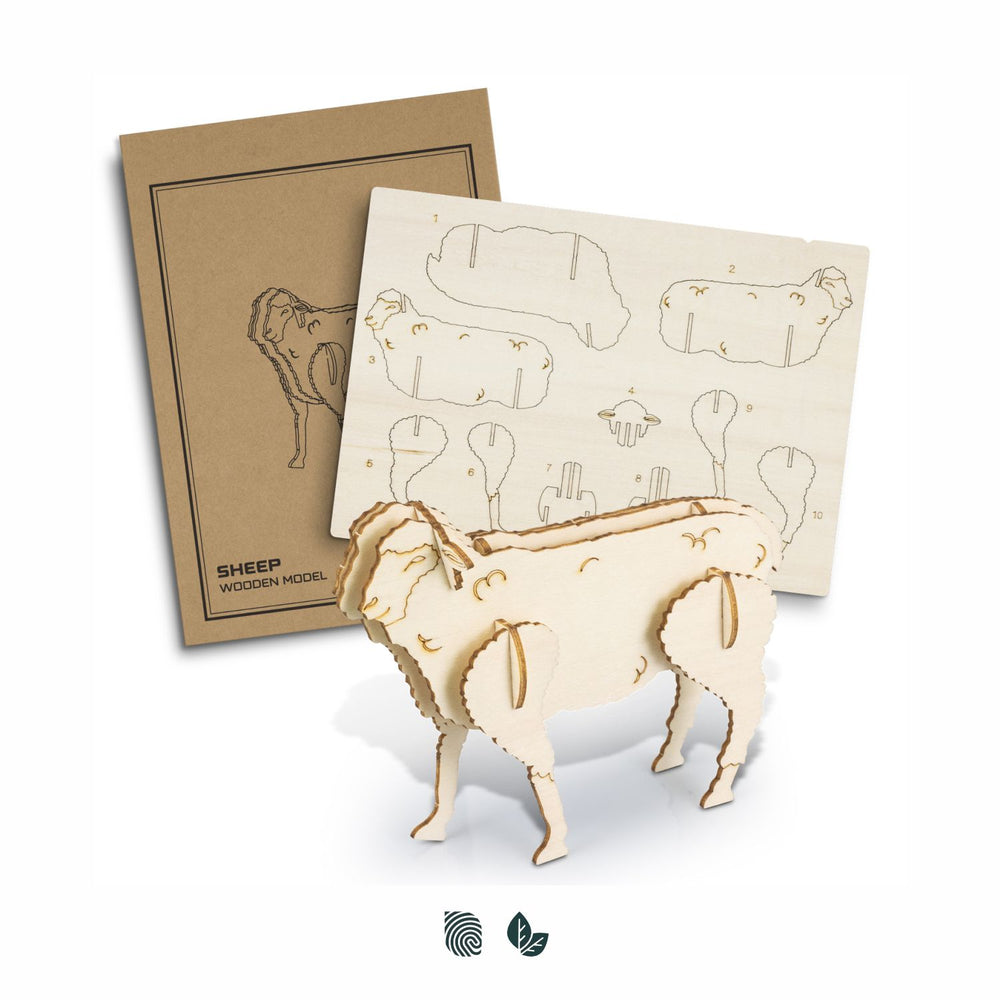 BRANDCRAFT Sheep Wooden Model