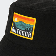 Terry Towelling Bucket Hat with Full Colour Patch