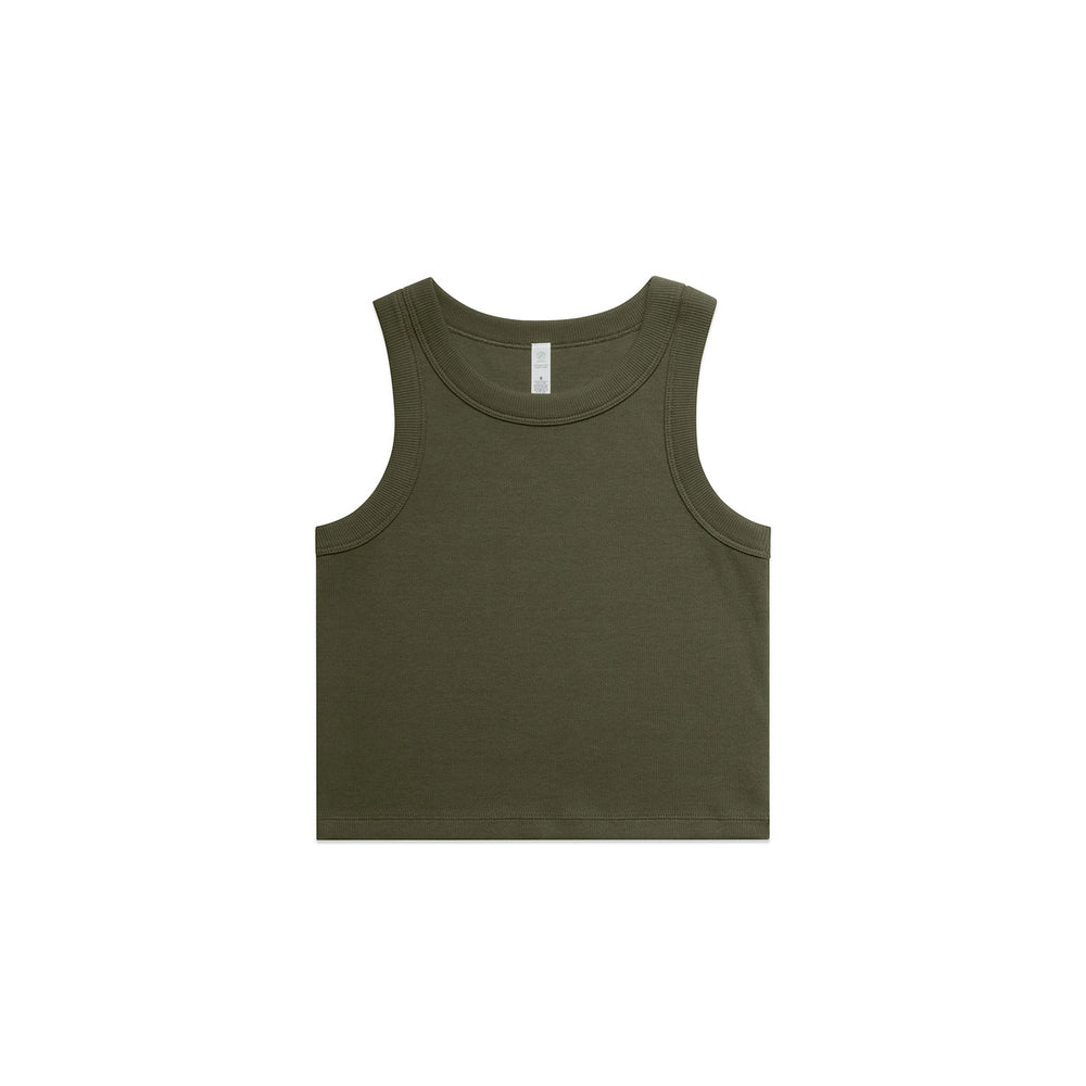 AS Colour Wo's Organic Rib Crop Tank 4064G