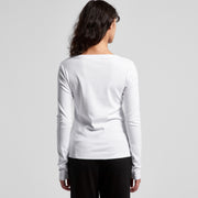 AS Colour Wo's Organic Baby Rib L/S Tee 4075
