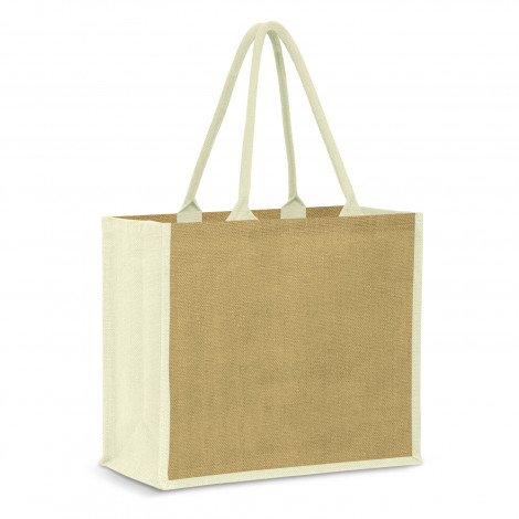 Modena Jute Tote Bag - Image 3