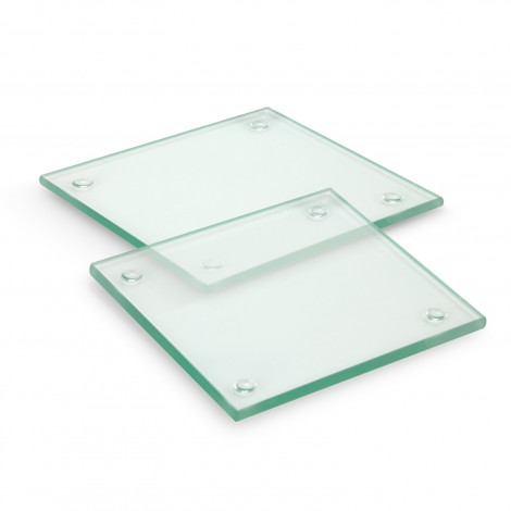 Venice Glass Coaster - Set of 2 - Square - Image 2