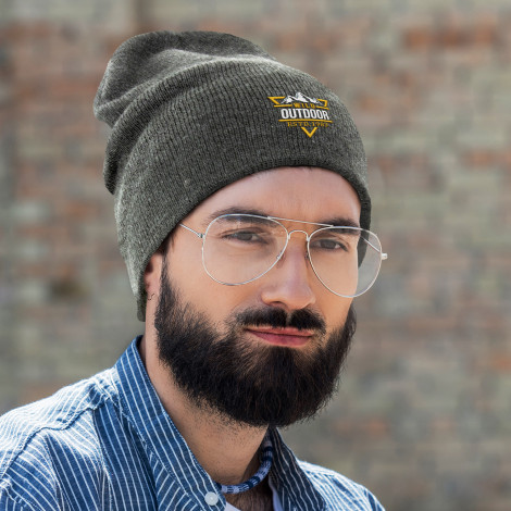 Heather Slouch Beanie - Image 7