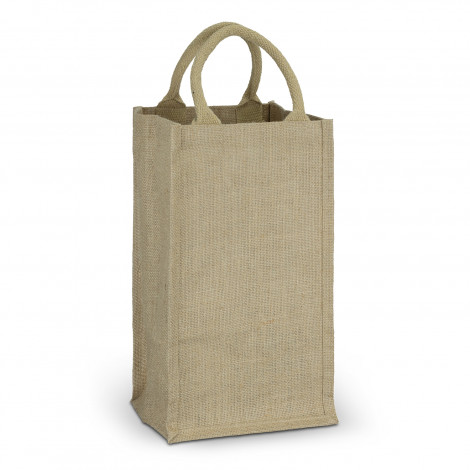 Jute Four Bottle Wine Carrier - Image 2