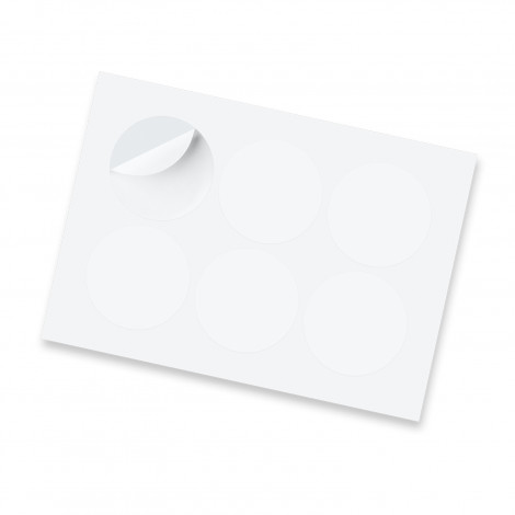 Sticker Sheet 80mm Circle - Gloss - Image 2