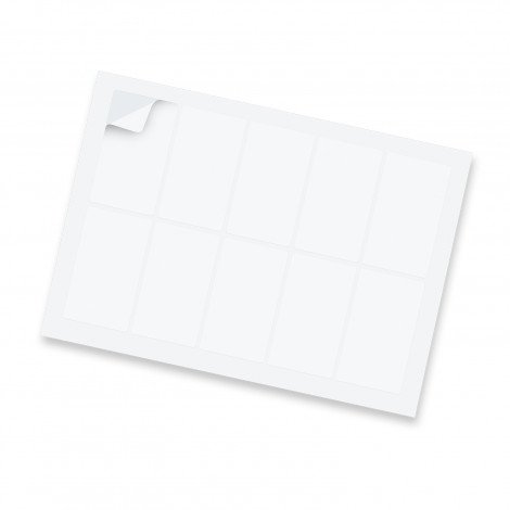 Sticker Sheet 88 x 50mm Rectangle - Gloss - Image 2