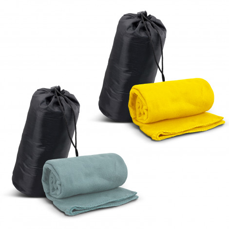 Glasgow Fleece Blanket in Carry Bag - Sale
