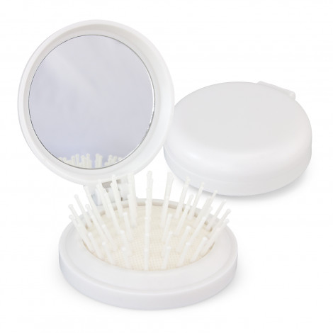 Compact Brush with Mirror - Image 2